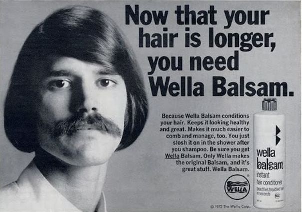 These Old Ads Showed How Much Men Were Vain With Their Hair In The 1970s