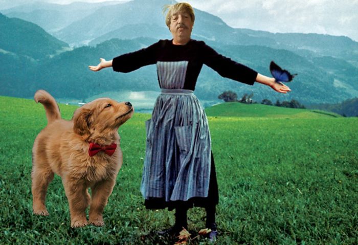 This Beautiful Puppy And Her Butterfly Friend Inspired A Photoshop Battle And You Could Add Your Own Picture