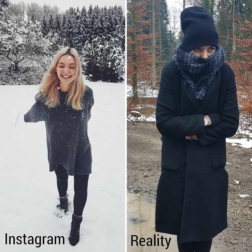 This Girl Shows In A Hilarious Way The Reality Is Different From What We See On Instagram