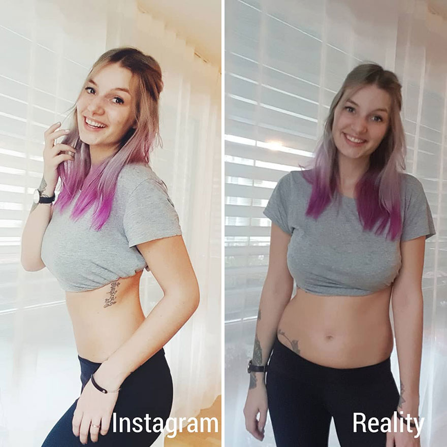 This Girl Shows In A Hilarious Way The Reality Is Different From What We See On Instagram