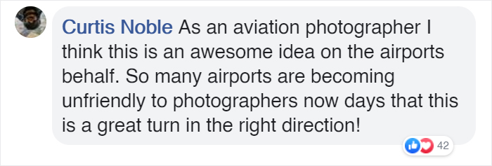 To Help Planespotting Photographers Get Shots, This Airport In Canada Had Holes Cut Out In Their Fence