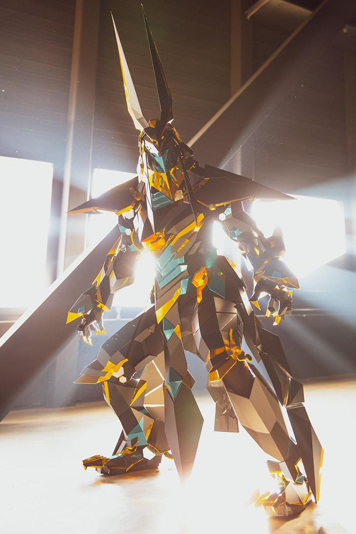 This Girl Spent 1000 Hours Working On This Incredibly Detailed Anubis Costume That Looks Like It Was Made With CGI