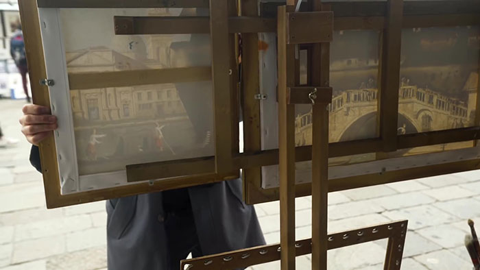 Banksy Gets Kicked Out The Venice Art Biennale After Creating Unlicensed Street Stall With Social Commentary Banksy Gets Kicked Out The Venice Art Biennale After Creating Unlicensed Street Stall With Social Commentary