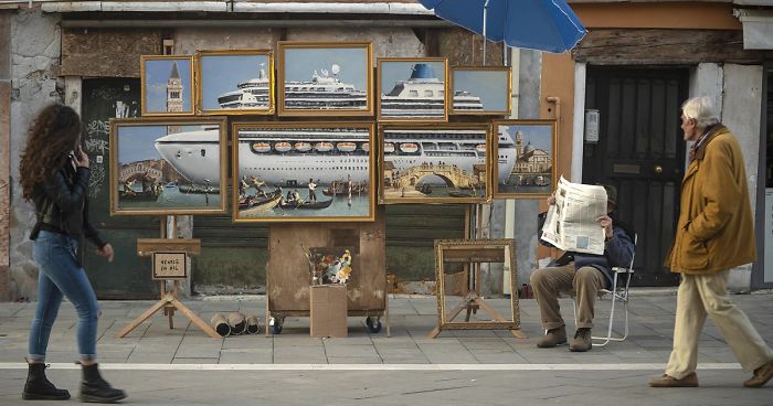 Banksy Gets Kicked Out The Venice Art Biennale After Creating Unlicensed Street Stall With Social Commentary