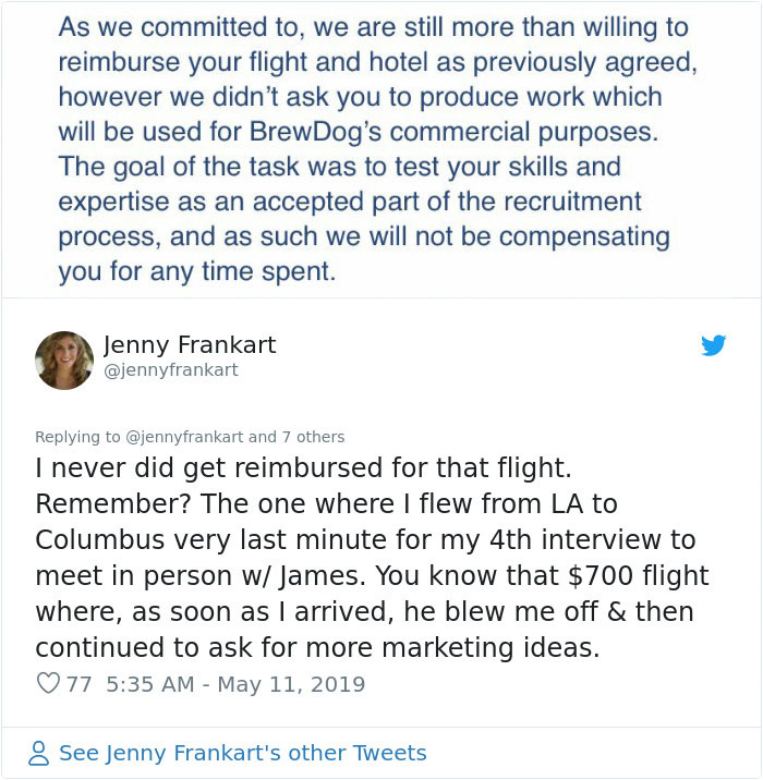 People Start Calling Out This Multinational Brewery For Stealing Their Marketing Ideas Through Fake Job Interviews (Updated With Comment From Brewdog) People Start Calling Out This Multinational Brewery For Stealing Their Marketing Ideas Through Fake Job Interviews (Updated With Comment From Brewdog)