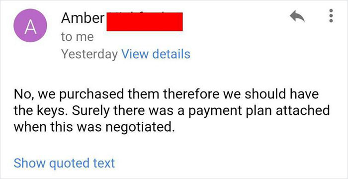 Entitled Charity Employee Doesn't Understand Basic Economics, Ends Up Losing $6000 Worth Of Equipment From Donor With Her Attitude Entitled Charity Employee Doesn't Understand Basic Economics, Ends Up Losing $6000 Worth Of Equipment From Donor With Her Attitude