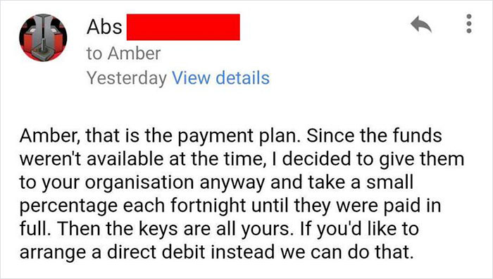 Entitled Charity Employee Doesn't Understand Basic Economics, Ends Up Losing $6000 Worth Of Equipment From Donor With Her Attitude Entitled Charity Employee Doesn't Understand Basic Economics, Ends Up Losing $6000 Worth Of Equipment From Donor With Her Attitude