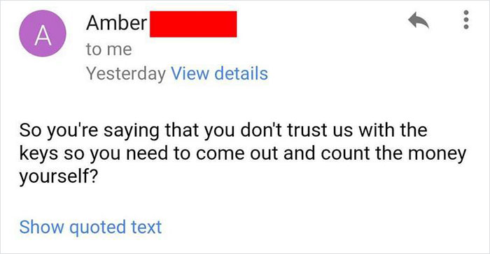 Entitled Charity Employee Doesn't Understand Basic Economics, Ends Up Losing $6000 Worth Of Equipment From Donor With Her Attitude Entitled Charity Employee Doesn't Understand Basic Economics, Ends Up Losing $6000 Worth Of Equipment From Donor With Her Attitude