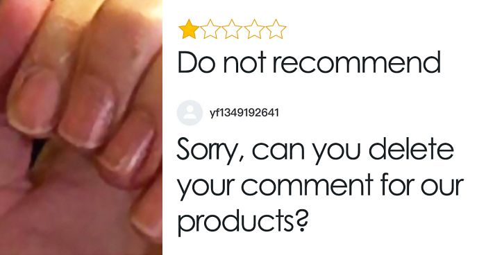 Woman Leaves 1 Star Review For Nail Powder Received From Chinese Company, They Try To Harass Her Into Changing It
