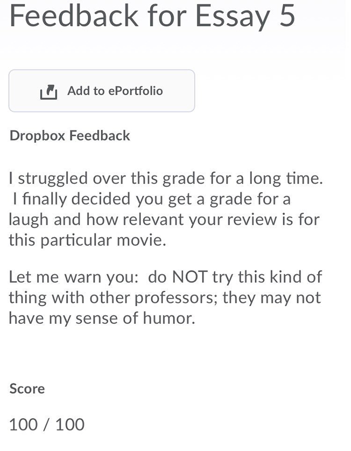 This Student Wrote A One-Sentence Review Of Fight Club And Got An A