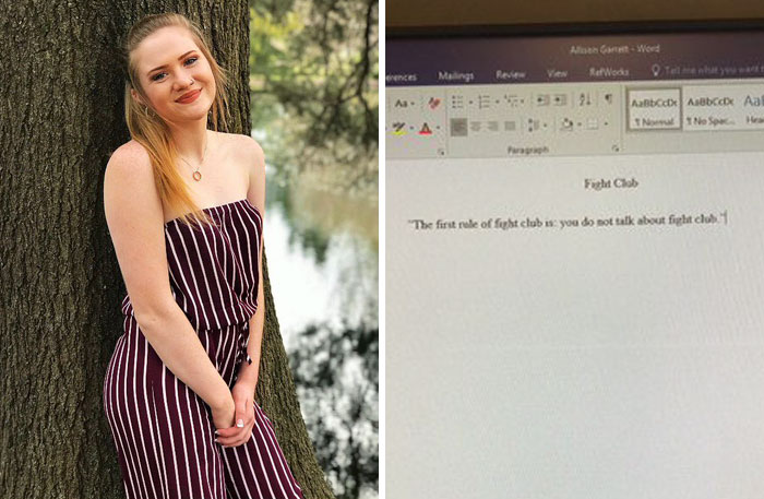 This Student Wrote A One-Sentence Review Of Fight Club And Got An A