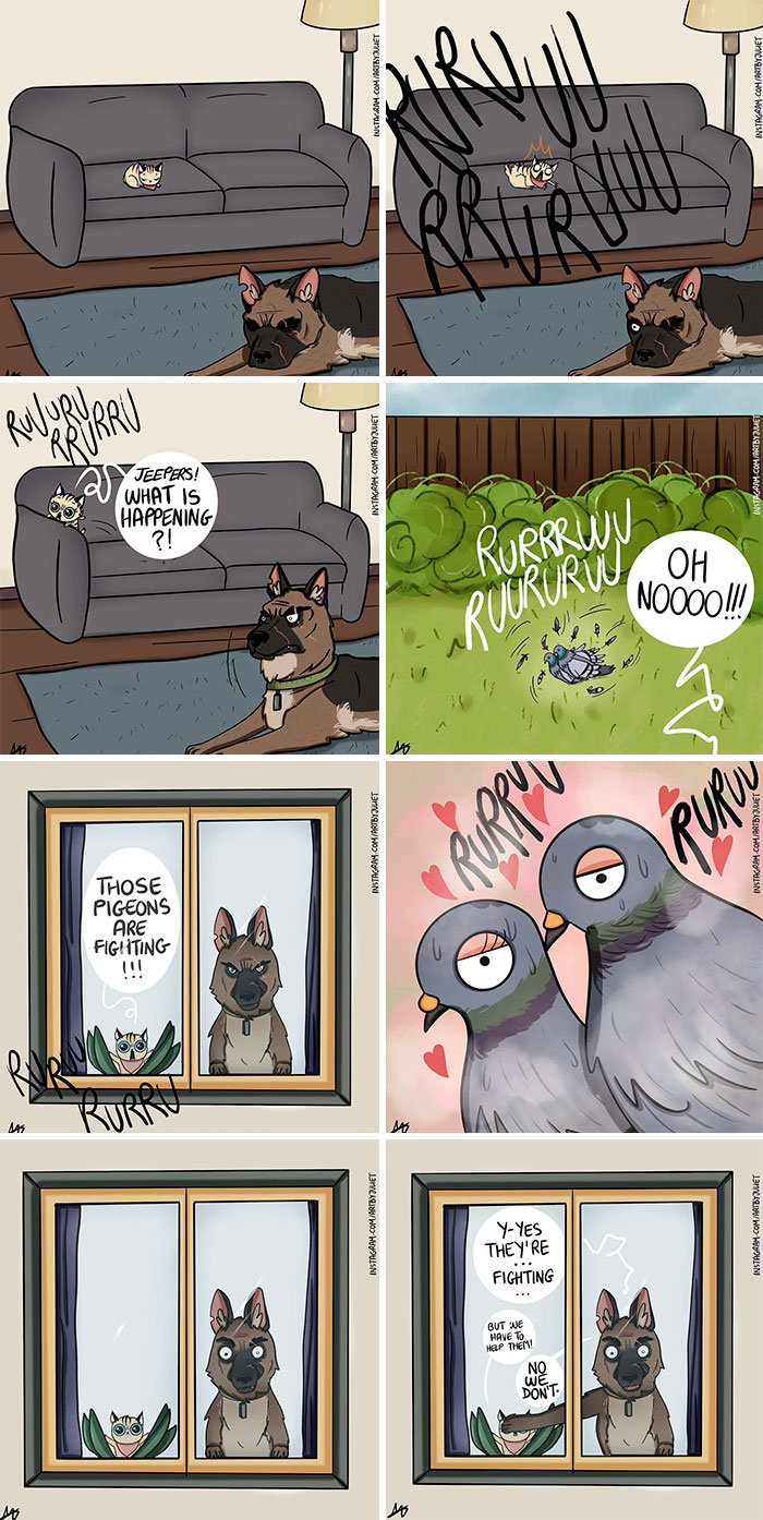 Comics-Adventures-Dogs-Pixie-Brutus-Fan-Art