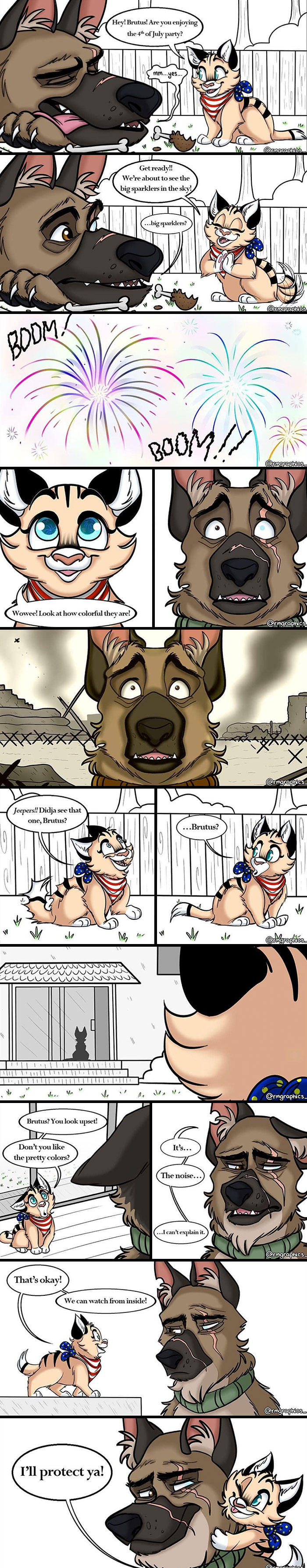 Comics-Adventures-Dogs-Pixie-Brutus-Fan-Art