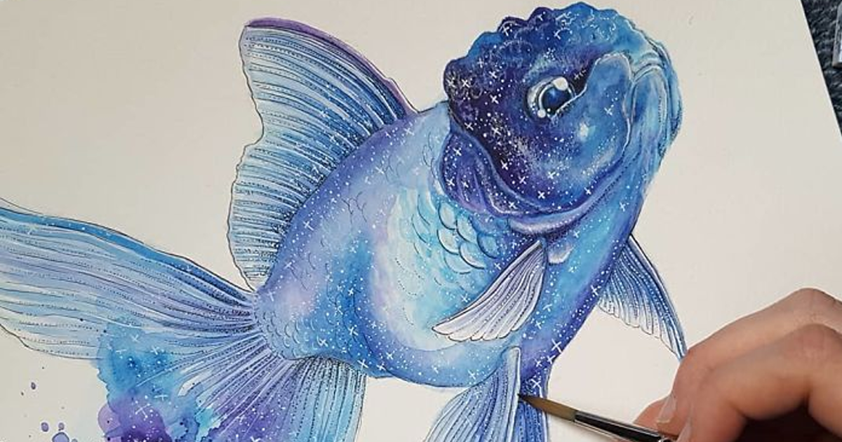 My 30 Animal Portraits That I Painted Using Watercolors And Pencils
