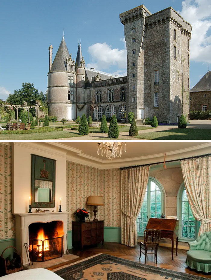 The Pavillion Of Flocelliere Castle In France