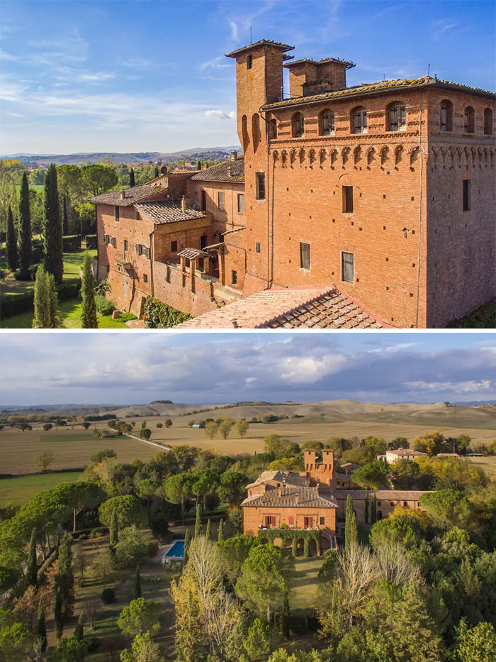 Castle Near Siena, Italy