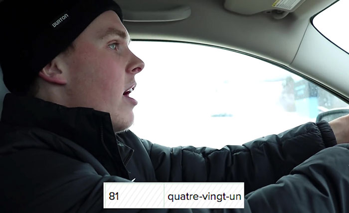 Man Hilariously Rants About The French Count To 100