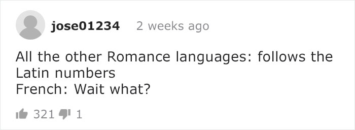 Man Hilariously Rants About The French Count To 100