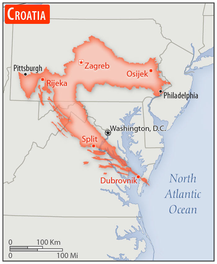 Comparative Us Maps 30 Countries Compared To The United States With A Real Scale ...