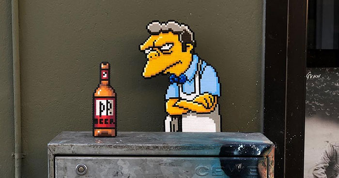 Swedish Artist Is ‘Vandalizing’ Streets With His Stunning Pixel Art (New Pics)