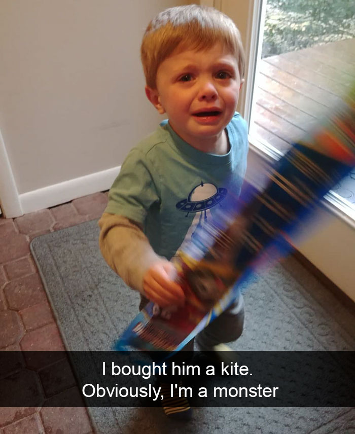I Bought Him A Kite. Obviously, I'm A Monster