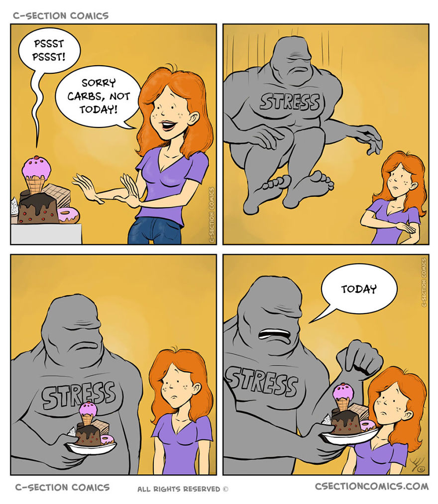 16 Unusual Comics About The Good, The Bad, And The Funny Parts Of Life, By C-Section Comics