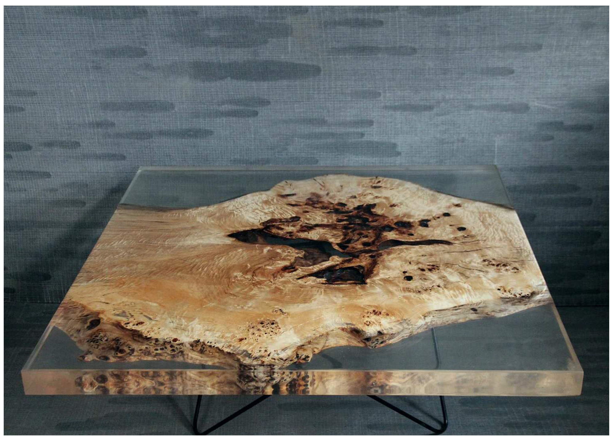 We Made Those Unique Table Setting Made By Resin Wood, Perfect Coffee Table, Dinner Table, Table For Commercial Display, Museum, Art Gallery