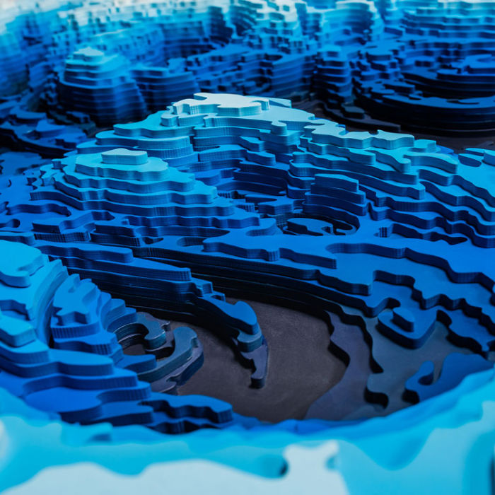 I Spent 5 Years Making These Topographic Sculptures, Each With Up To 2500 Individual Pieces I Spent 5 Years Making These Topographic Sculptures, Each With Up To 2500 Individual Pieces