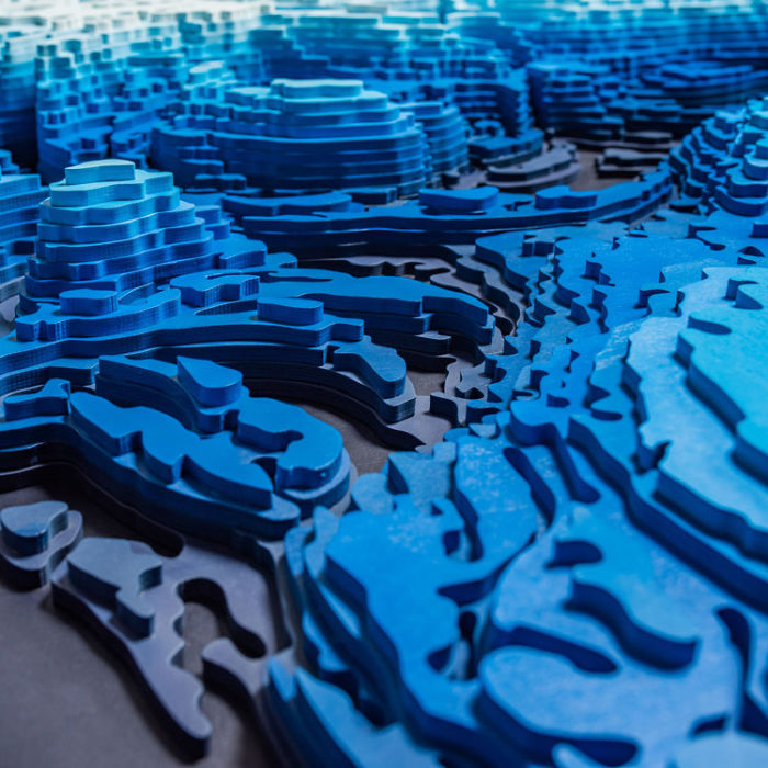 I Spent 5 Years Making These Topographic Sculptures, Each With Up To 2500 Individual Pieces