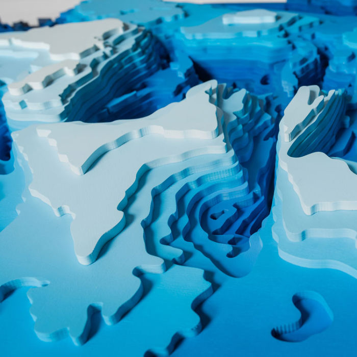 I Spent 5 Years Making These Topographic Sculptures, Each With Up To 2500 Individual Pieces