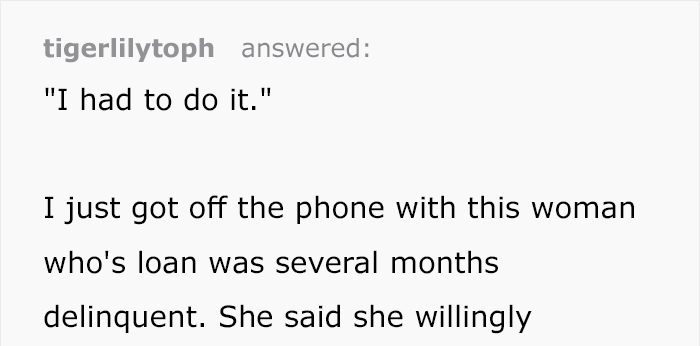 Woman Can't Make Loan Payments Because She Needs To Get Away From An Abusive Partner And This Loan Counselor Helps Her Out Woman Can't Make Loan Payments Because She Needs To Get Away From An Abusive Partner And This Loan Counselor Helps Her Out