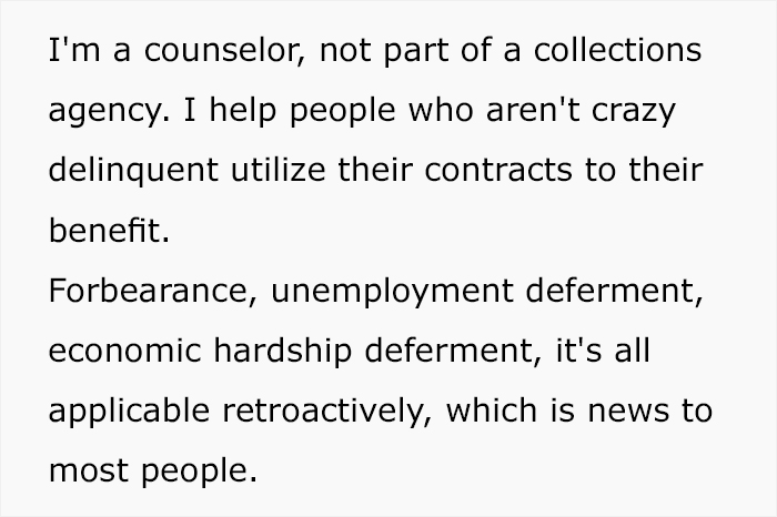 Woman Can't Make Loan Payments Because She Needs To Get Away From An Abusive Partner And This Loan Counselor Helps Her Out Woman Can't Make Loan Payments Because She Needs To Get Away From An Abusive Partner And This Loan Counselor Helps Her Out