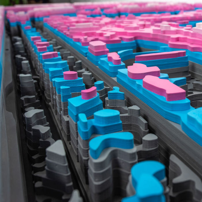 I Spent 5 Years Making These Topographic Sculptures, Each With Up To 2500 Individual Pieces