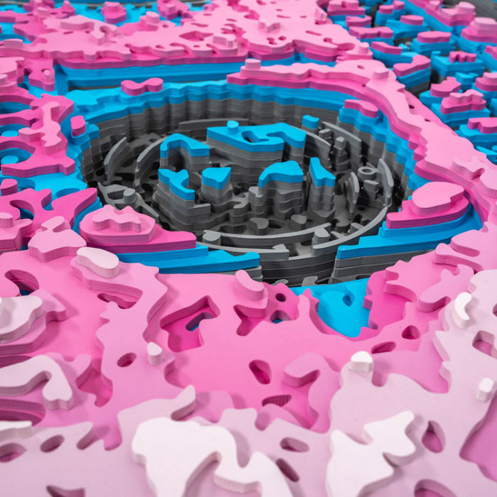 I Spent 5 Years Making These Topographic Sculptures, Each With Up To 2500 Individual Pieces