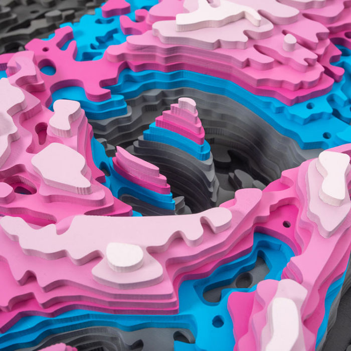 I Spent 5 Years Making These Topographic Sculptures, Each With Up To 2500 Individual Pieces I Spent 5 Years Making These Topographic Sculptures, Each With Up To 2500 Individual Pieces