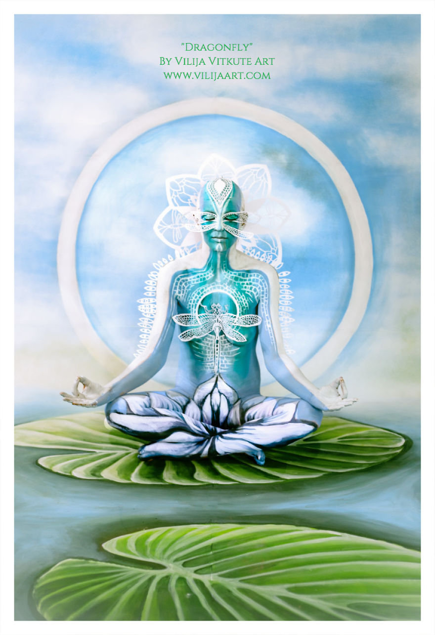 Inspiring Paper Art And Bodypainting By Artist Vilija Vitkute