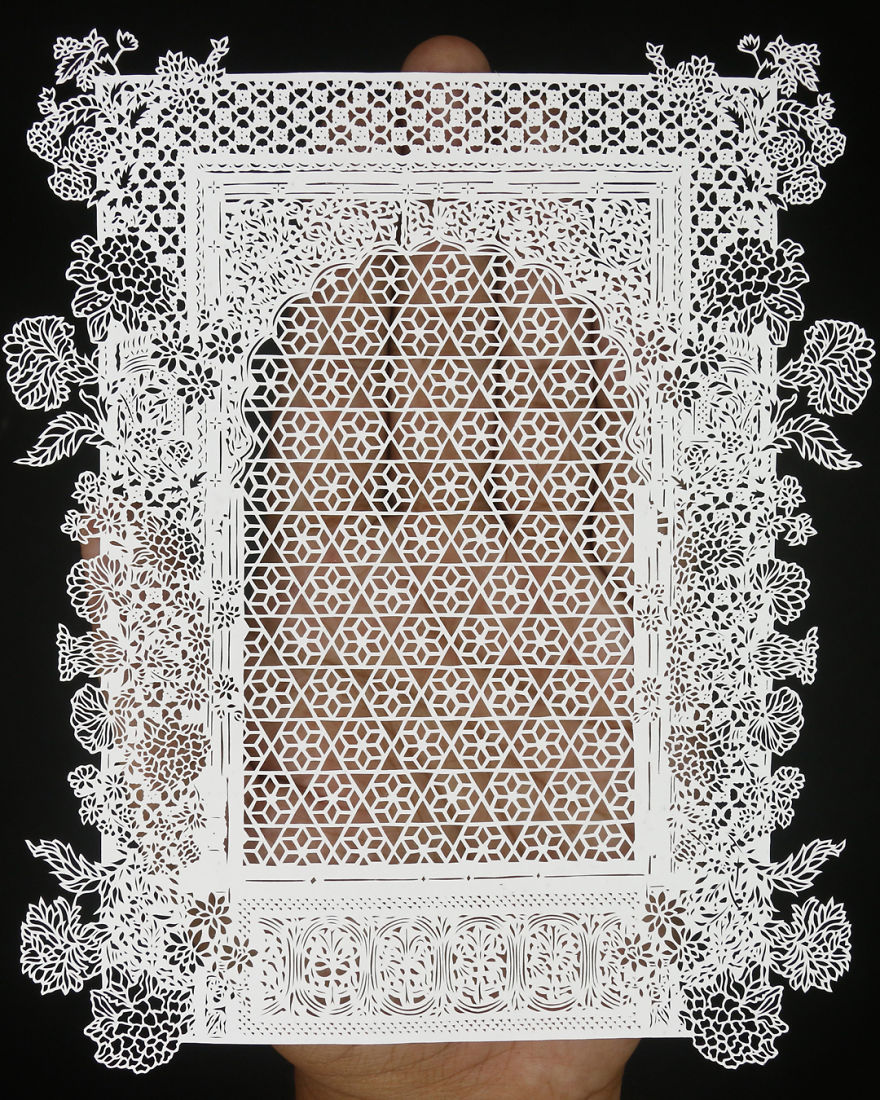 I’ve Been Experimenting With And Learning From Papercuts For More Than 6 Years, Here Are My 8 Cutouts Of Indian Havelis