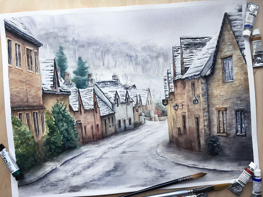 Castle Combe, England