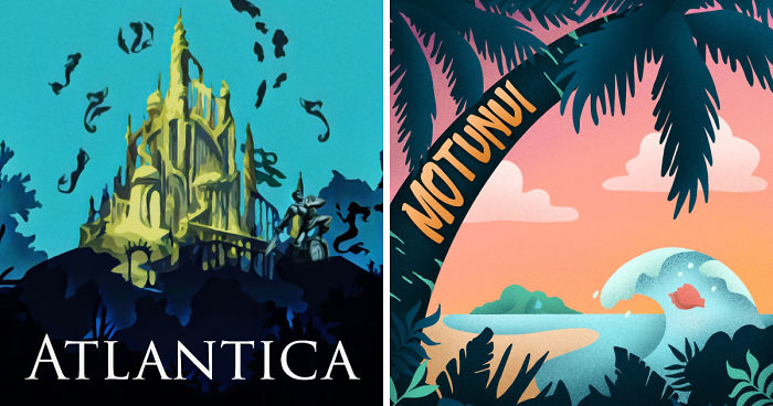 These Disney-Inspired Travel Posters Will Have You Ready To Explore A Whole New World