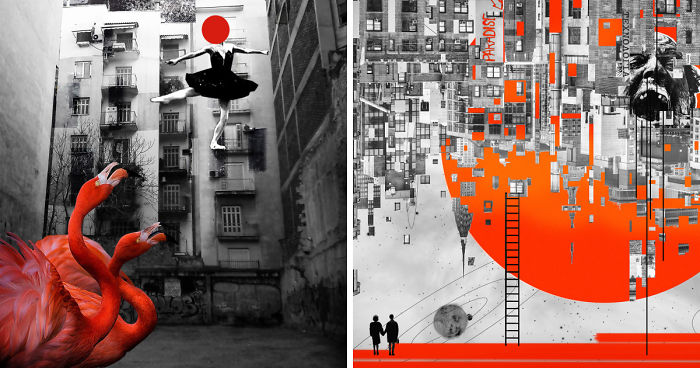 I Create The Weirdest Digital Collages Of Urban Surrealism And Greek Myths