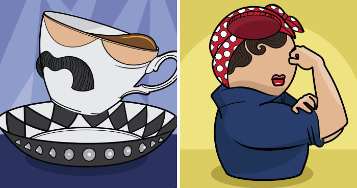 I Created Another Set Of Mugs That Look Like People