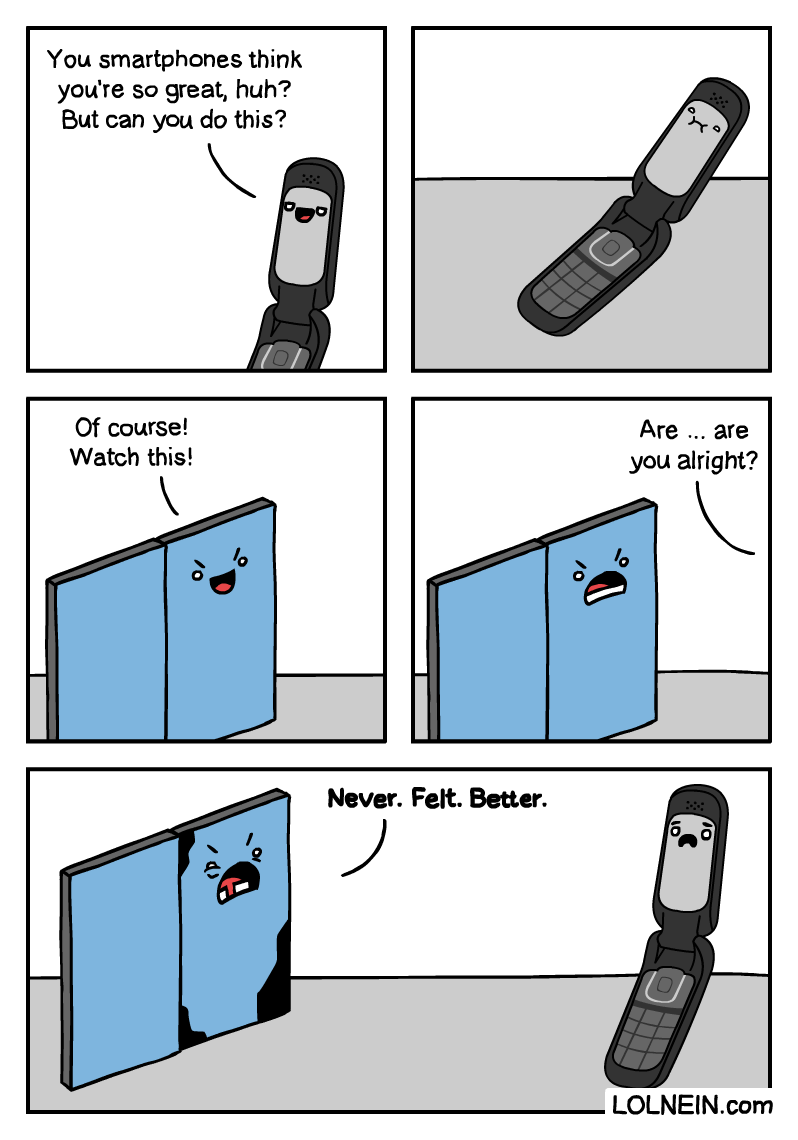 Galaxy Fold vs. Flip Phone