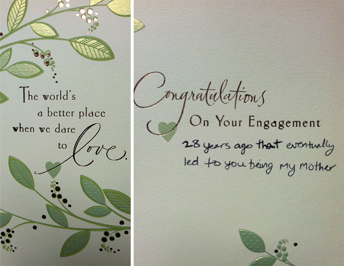 Hallmark Was Running Out Of Mother's Day Cards So I Had To Improvise