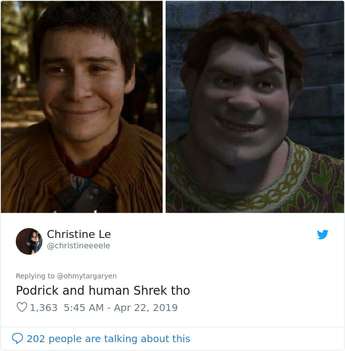 Someone Compared 'Game Of Thrones' To 'Shrek' In 17 Scenes And The Similarities Are Incredible Someone Compared 'Game Of Thrones' To 'Shrek' In 17 Scenes And The Similarities Are Incredible