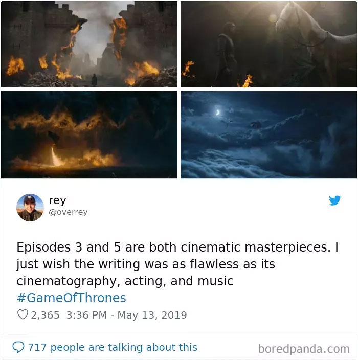 Got Writing Reaction