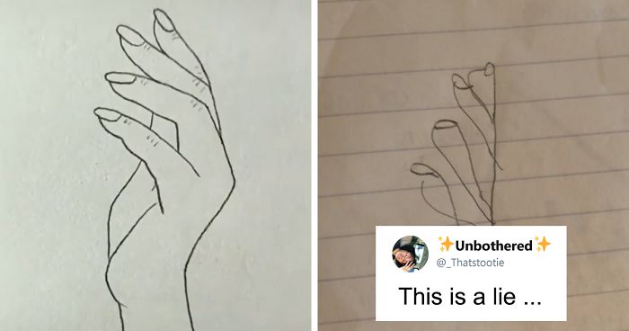 People Are Trying To Follow A Viral Hand-Drawing Tutorial, And They’re Failing So Bad, It’s Good (24 Pics)