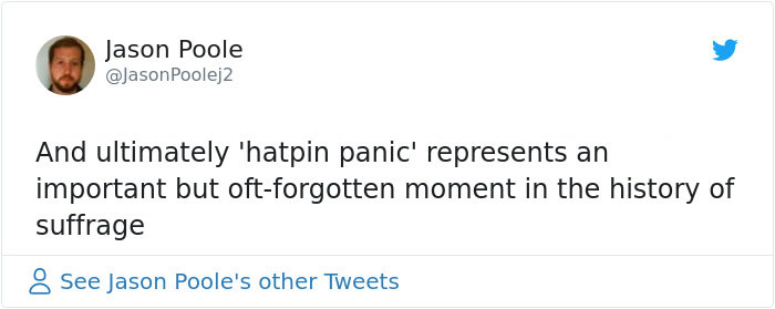 20th-Century Women Protected Themselves From Sexual Predators With Hatpins And Men Tried To Ban Them
