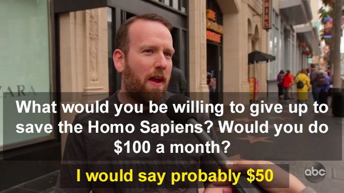 Jimmy Kimmel Asks People If Homo Sapiens Should Be Saved, And The Answers Show The Level Of Stupidity Jimmy Kimmel Asks People If Homo Sapiens Should Be Saved, And The Answers Show The Level Of Stupidity