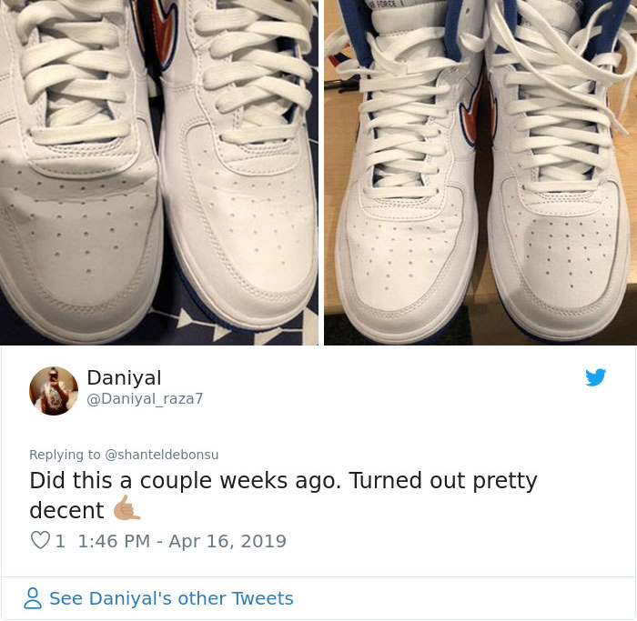 Woman Shows A Method To Remove Creases From Your Sneakers, People Try It And Post Their Before & After Results Woman Shows A Method To Remove Creases From Your Sneakers, People Try It And Post Their Before & After Results