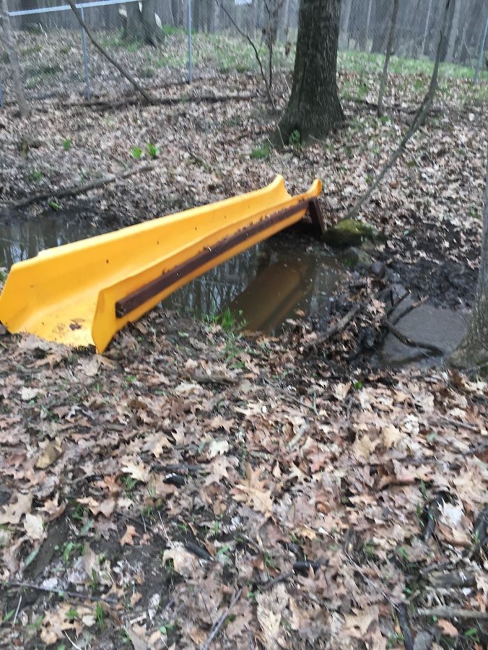 I Built A Dam From What I Could Find